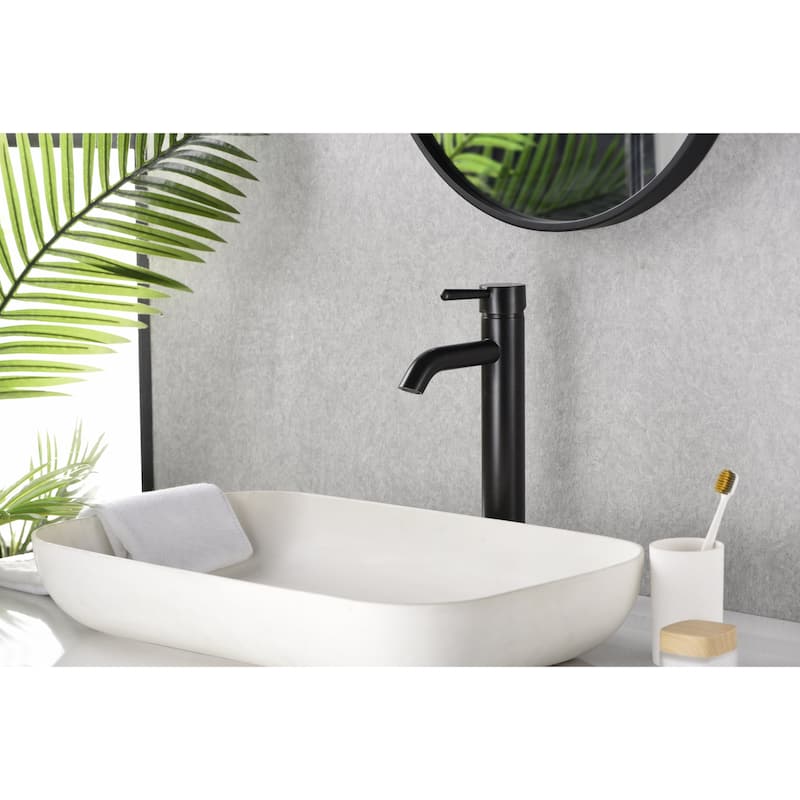 Ultra Faucets Euro Collection Single-Handle Tall Vessel Lavatory Faucet