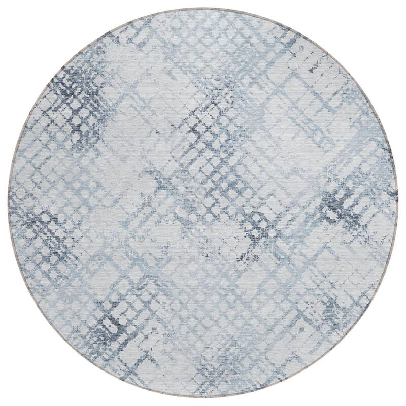 HomeRoots Geometric Transitional Rectangle Outdoor Rug