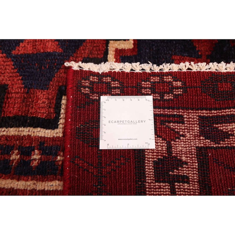 ECARPETGALLERY Hand-knotted Melis Vintage Red Wool Rug - 5'5 x 8'4