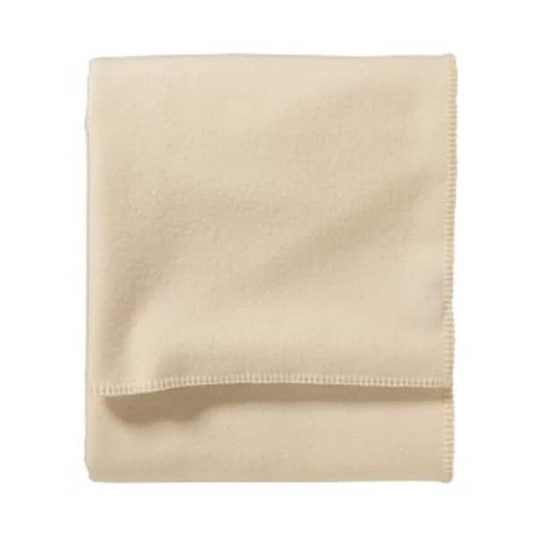 slide 2 of 3, Pendleton Eco-Wise Machine Washable Ivory Blanket queen