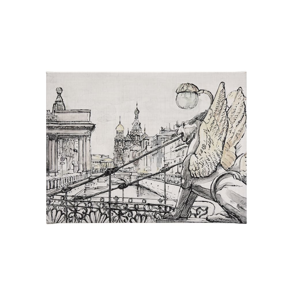 Travel Memories III (28 x 21) Canvas Art Print