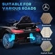 preview thumbnail 18 of 16, Qaba Mercedes-Benz AMG GTR Licensed 12V Kids Ride on Car, Battery Powered Electric Car for Toddlers with Remote Control, Black