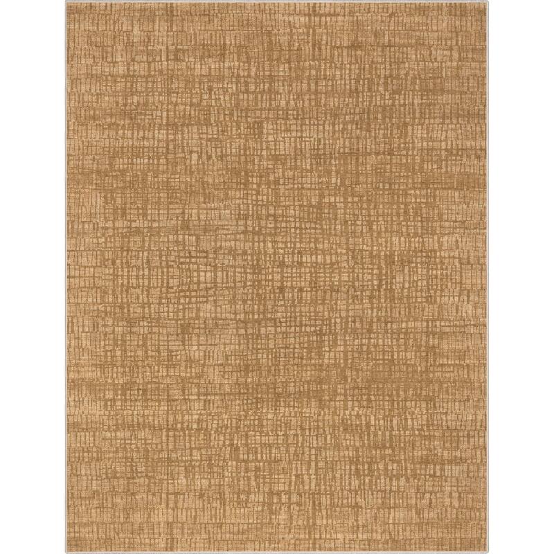 Well Woven Abstract Nightscape Geometric Flat-Weave Area Rug - 9' 10" x 13' - Yellow - Rectangle