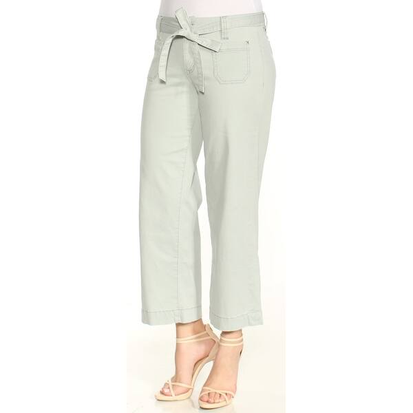 Shop Jag Womens Gray Mid Rise Wide Leg Pants Size 8 Overstock