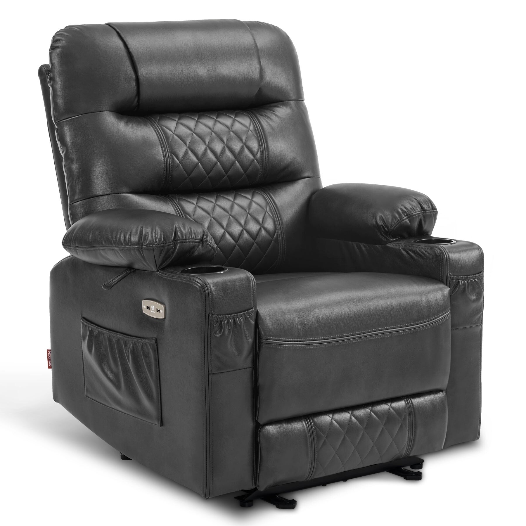 Mcombo electric power lift massage sofa recliner heated chair lounge remote control usb charging ports 2025