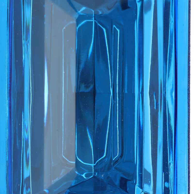 9" Acrylic Emerald Cut Precious Gem Ornament Set of 3