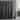 Hookless Waffle 3-in-1 Shower Curtain with Sheer Top Window, Flex-on Rings & Fabric Liner