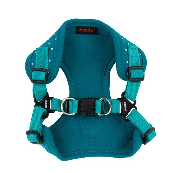 teal dog harness