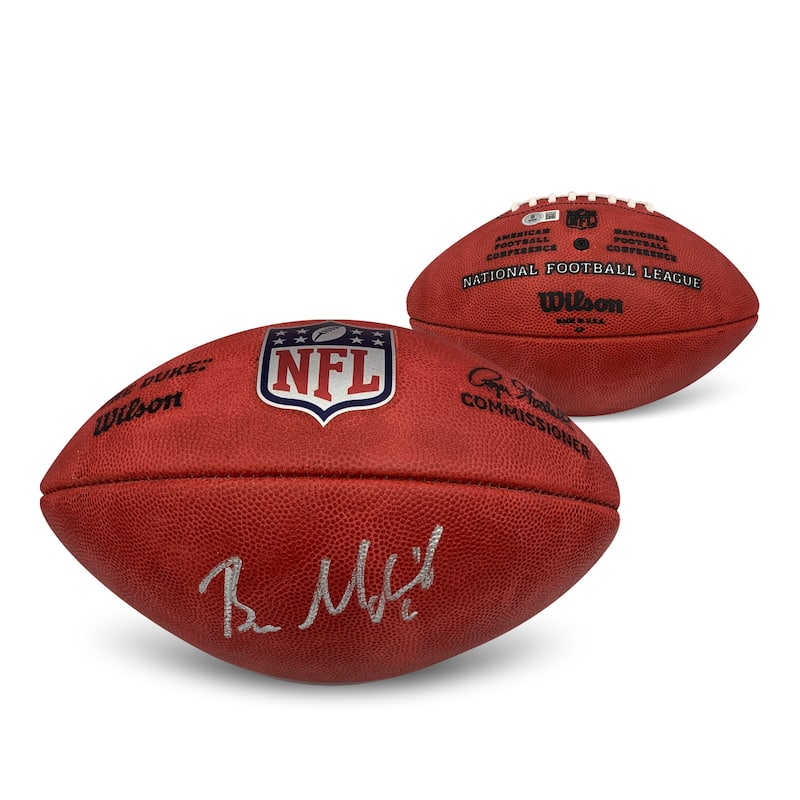Baker Mayfield Autographed NFL Authentic Duke Game Signed Football Beckett COA - 8' x 11'