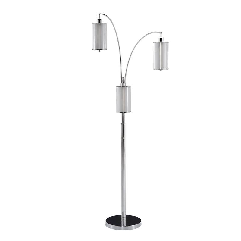 Aries Chrome 3-Light Star Tree Accent Floor Lamp by iNSPIRE Q Bold