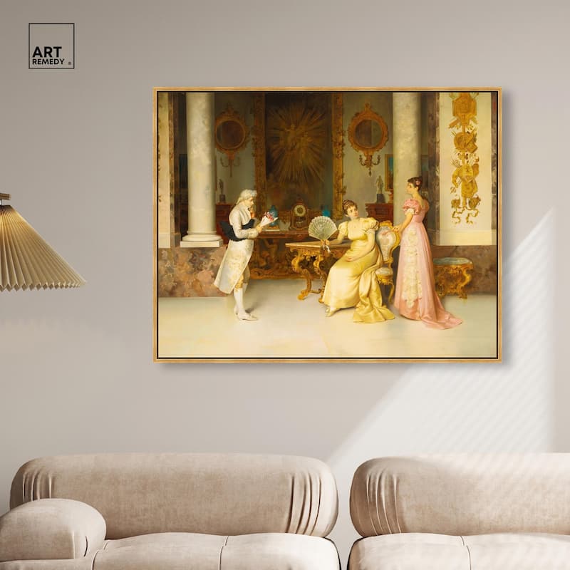 Bashful Suitor Canvas by Art Remedy