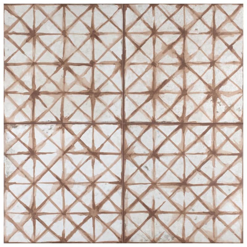 Merola Tile Kings Temple Oxide 17-5/8" x 17-5/8" Ceramic Floor and Wall Tile