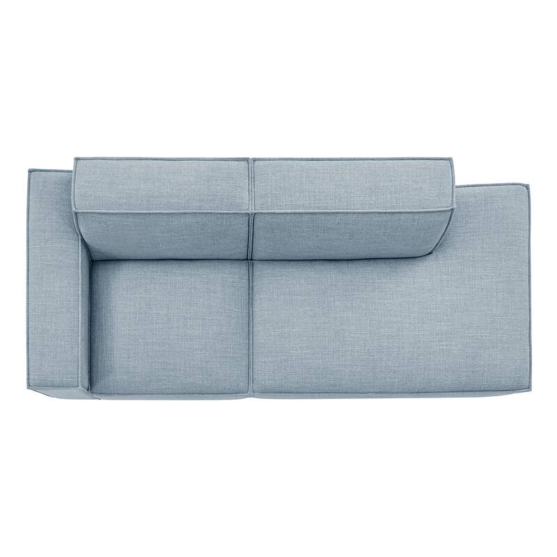 Restore 2-Piece Performance Fabric Upholstered Modular Loveseat