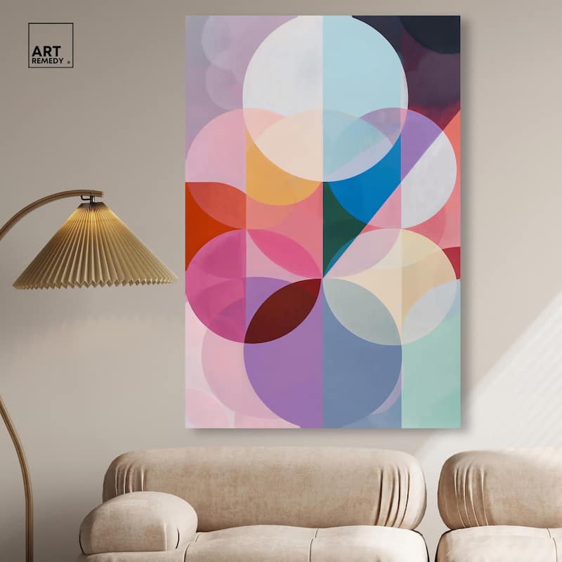 Oneiric Circles III Canvas by Art Remedy, Gallery Wrapped