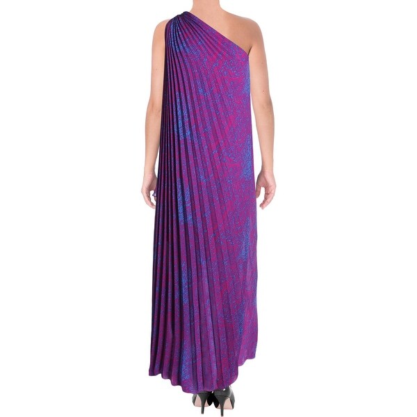 halston heritage purple dress