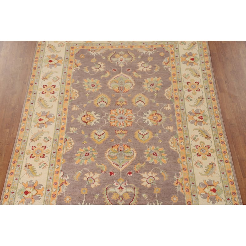 Kazak Area Rug Hand-Knotted Bedroom Wool Carpet - 6'8" x 9'10"