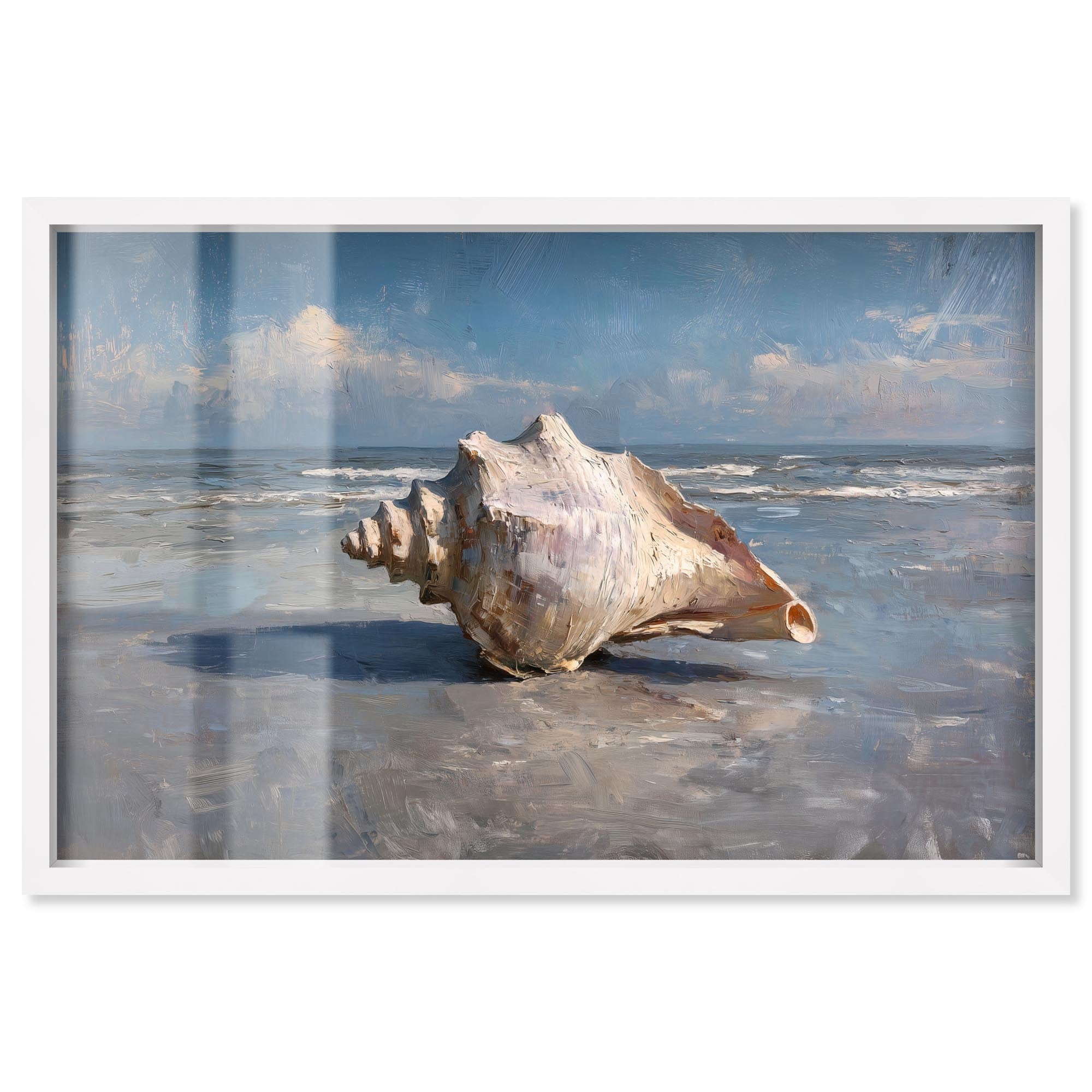 Memory of the Sea Coastal Wall Decor Shadowbox Print by Art Remedy