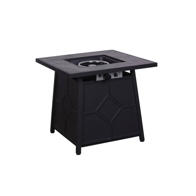 Outdoor Gas Square 50000 BTU Fire Pit Table
