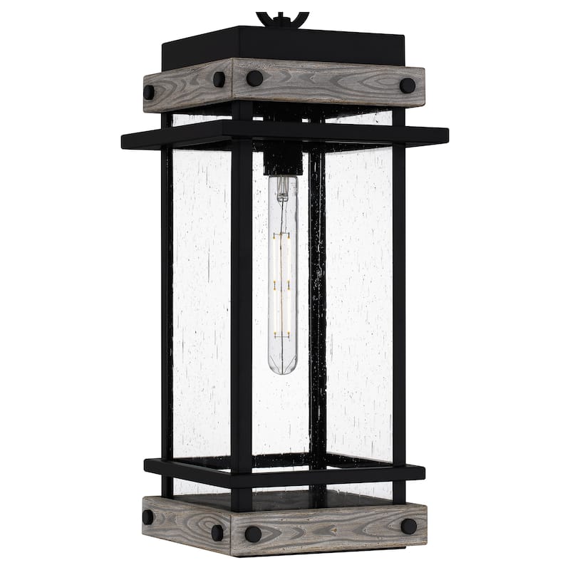 Strader 1-Light Matte Black Mini Pendant Light