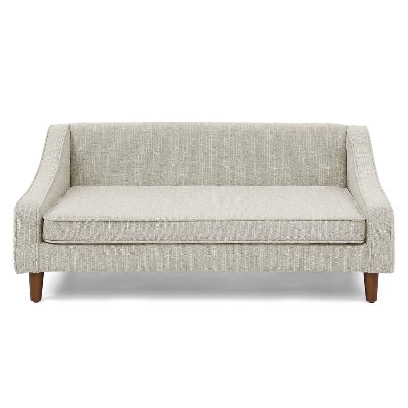 Durable Elevated Dog Sofa Bed,Pet Sofa with Modern Irregular Armrest Design,Comfortable Soft Dog Sofa