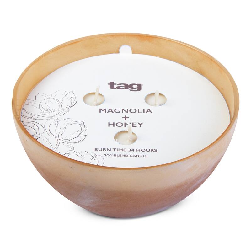 Sunrise Magenta and Honey Soyblend Candle