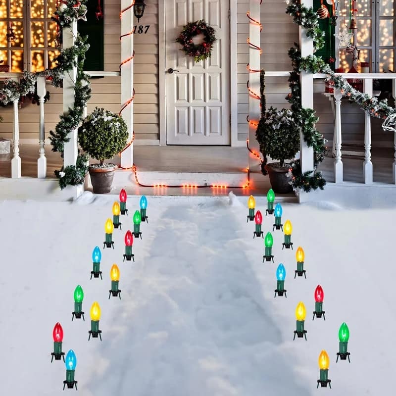 15.75 FT Christmas Pathway Lights Outdoor