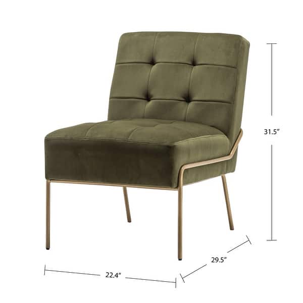 dimension image slide 1 of 9, Carbon Loft Hofstetler Armless Accent Chair