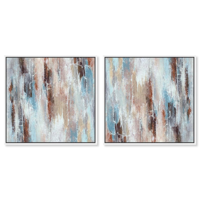 Abstract Landscape Canvas by Art Remedy - 15" x 10" - White