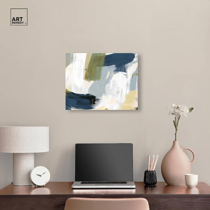Moss Layers II Acrylic by Art Remedy, Ready to Hang