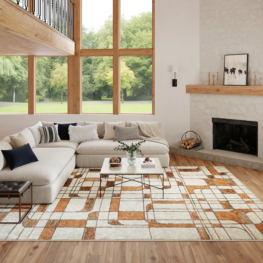 Nourison Nordic Indoor only Abstract Area Rug