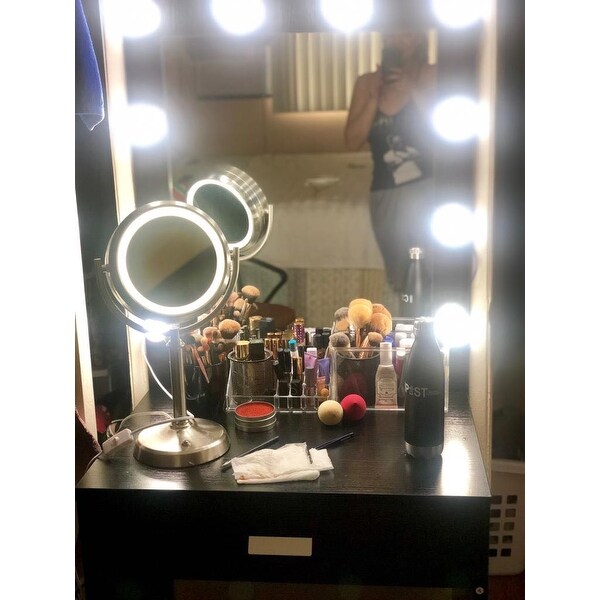 Top Product Reviews For Makeup Vanity With Lighted Mirror Dressing