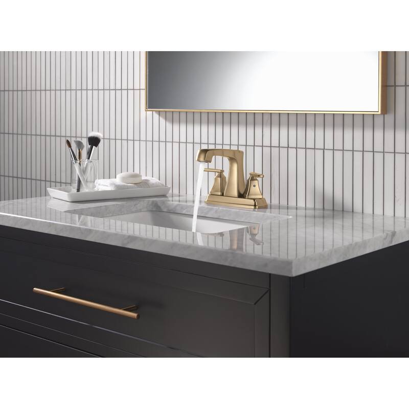 Delta Ashlyn 1.5 GPM Centerset Bathroom Faucet with Plastic Drain