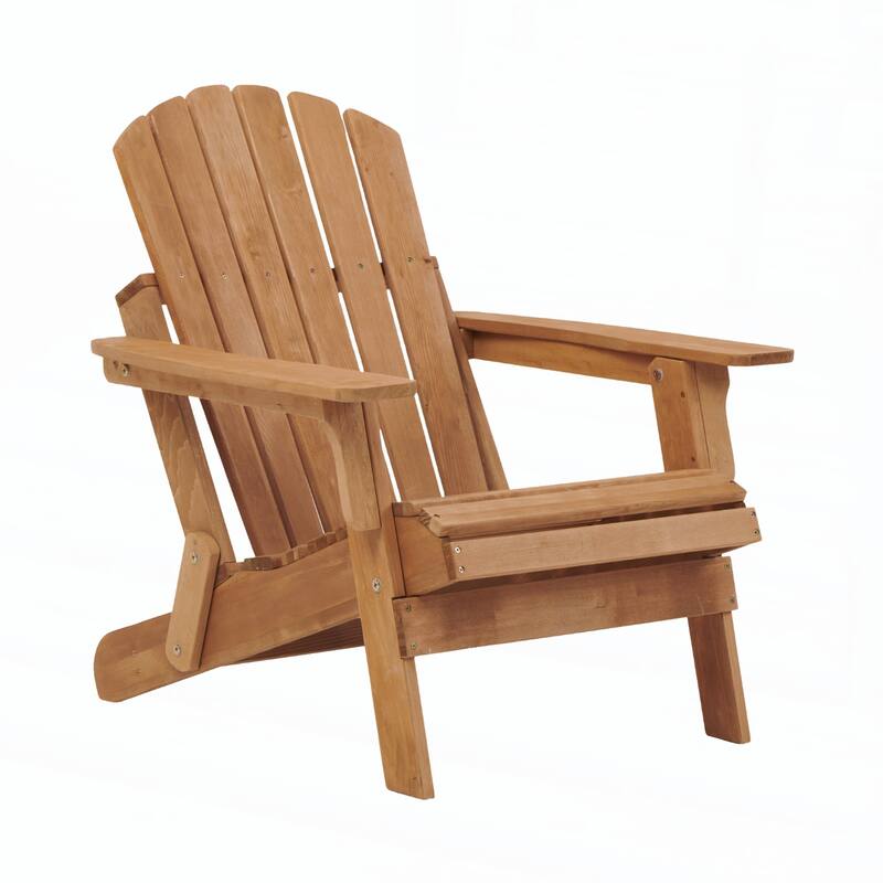 Oversize Wooden Outdoor Folding Adirondack Chair
