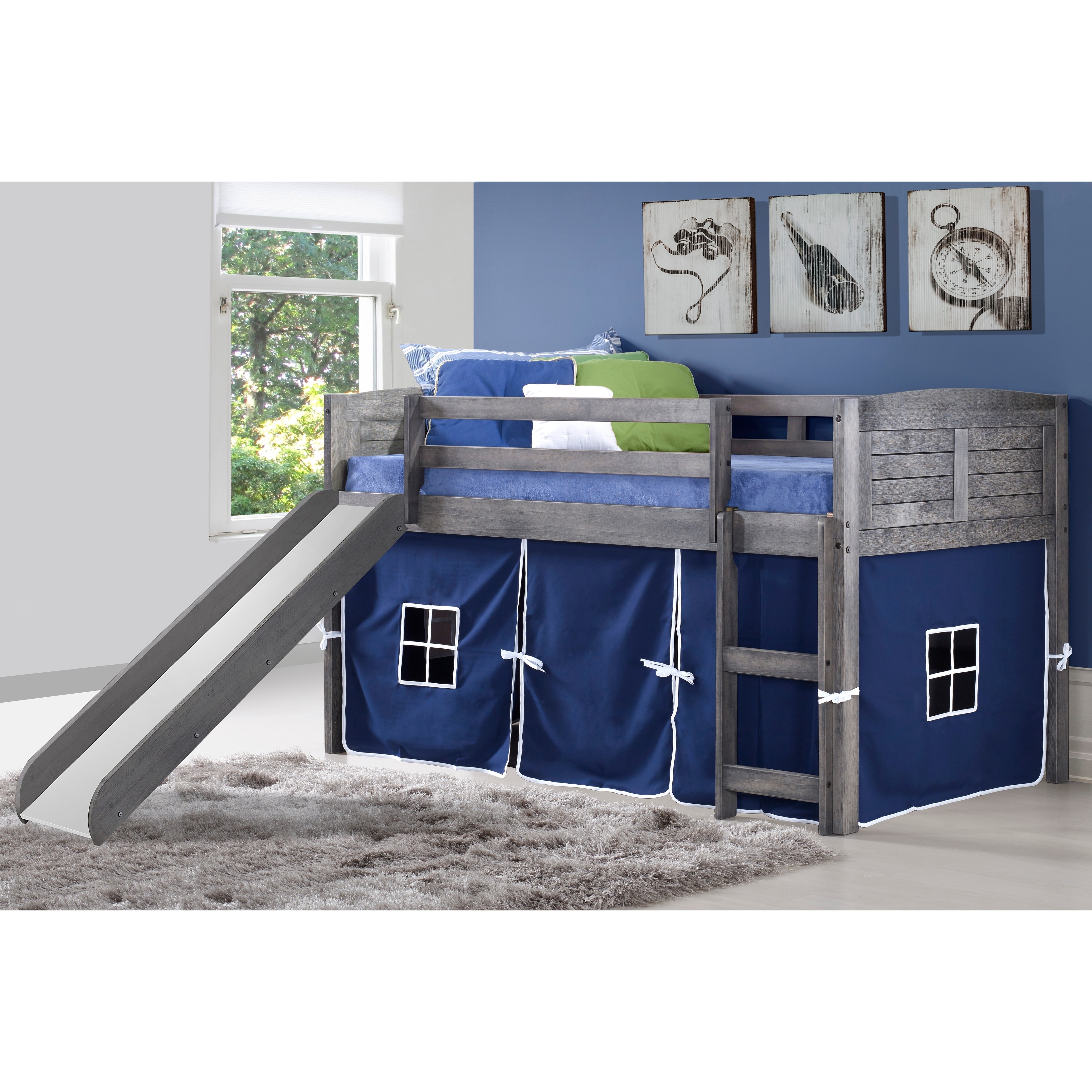 Louver low hot sale loft bed