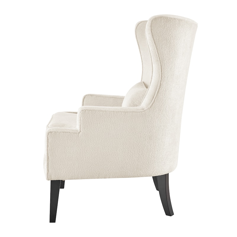 NPD Furniture Clementine KD Fabric Wing Accent Arm Chair