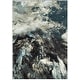preview thumbnail 21 of 41, SAFAVIEH Glacier Keesha Modern Abstract Rug 5'3" x 7'6" - Blue/Multi - Rectangle