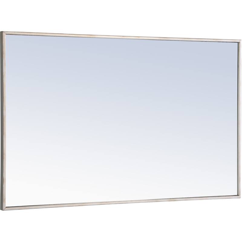 Elegant Lighting Eternity 40"x 24" Rectangular Metal Framed Wall