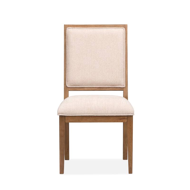 Magnussen Home Marcel Harvest Brown Upholstered Side Chair Two Pack - 20''W x 22''D x 38.63''H