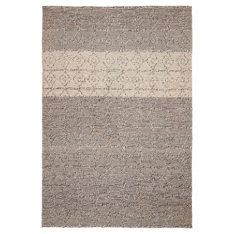 ECARPETGALLERY Braid weave Sienna Brown Wool Rug - 6'3 x 8'11 - Brown - 6'3 x 8'11