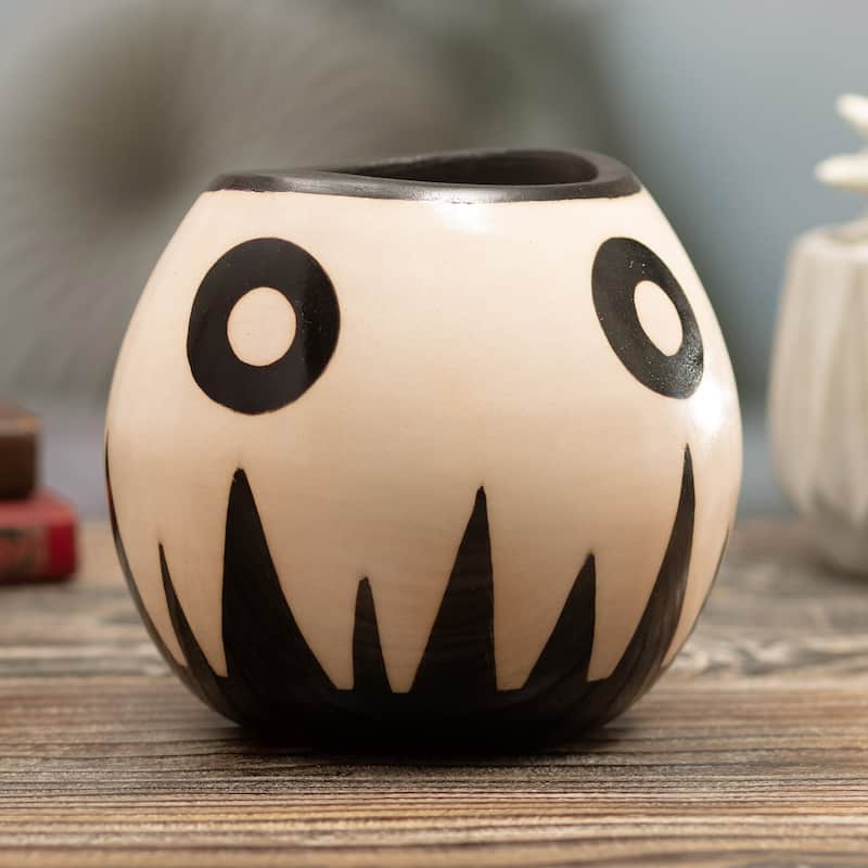 Novica Handmade Abstract View Ceramic Decorative Vase