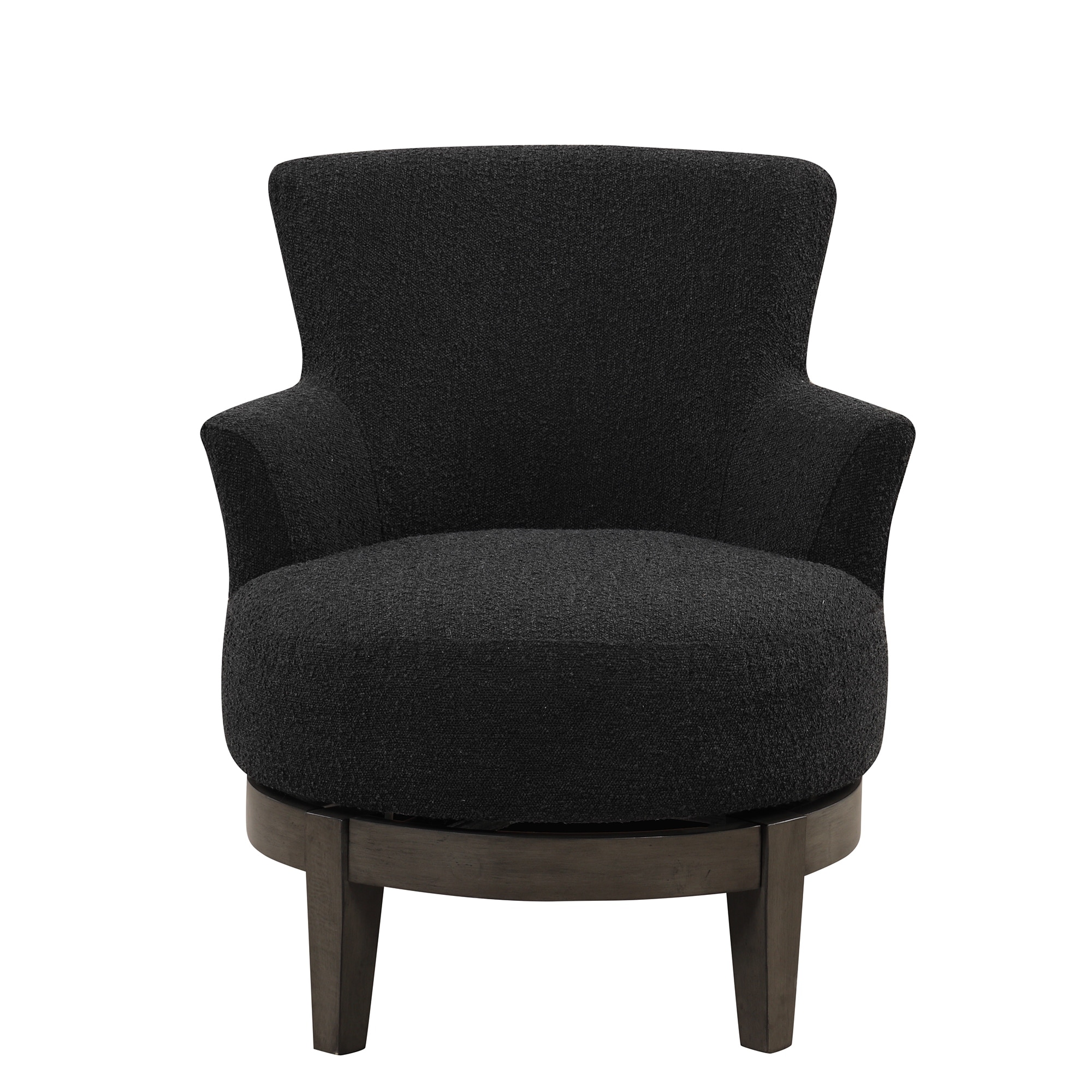360 Degree Sherpa Swivel Accent Chairs Modern Wingback Barrel Chair