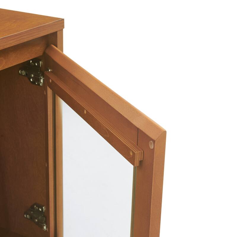 Crosley Dempsey Record Player Cabinet With Vinyl Storage