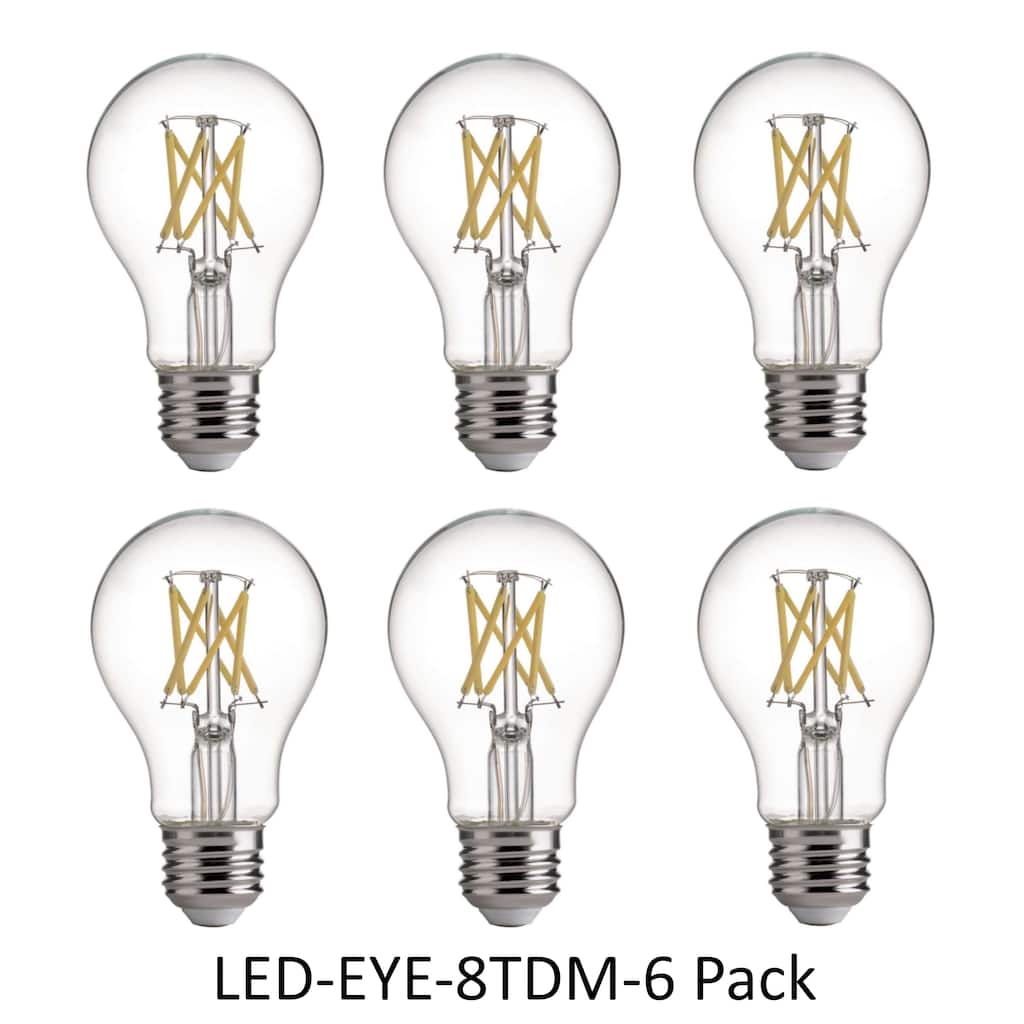 ARTIVA 75-Watt Equivalent E26 A19 LED Dimmable Light Bulb set of 6 - white - 4