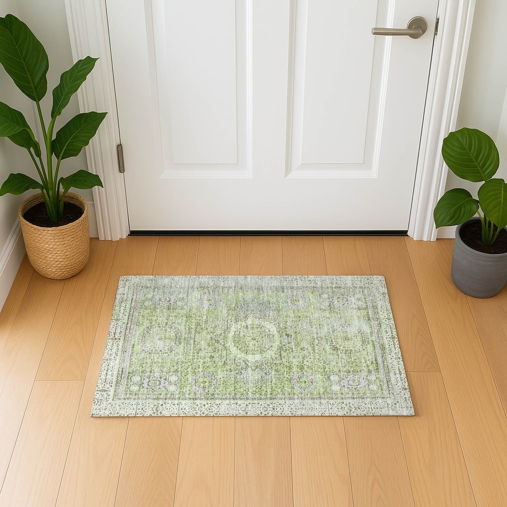 Premium Washable Super Soft Vintage Traditional Mayfield Rug