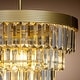preview thumbnail 9 of 8, Glam Cone Shape Tierd Crystal Chandelier