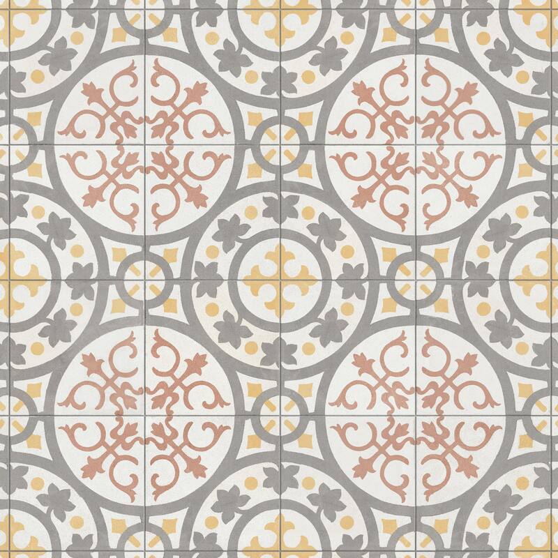 Merola Tile Kings Paname Trocadero 17-5/8" x 17-5/8" Ceramic Floor and Wall Tile