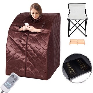 Shop Costway Portable Far Infrared Sauna Spa Full Body
