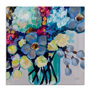 Stupell Affectionate Flower Bouquet Canvas Wall Art Design By Jeanette ...