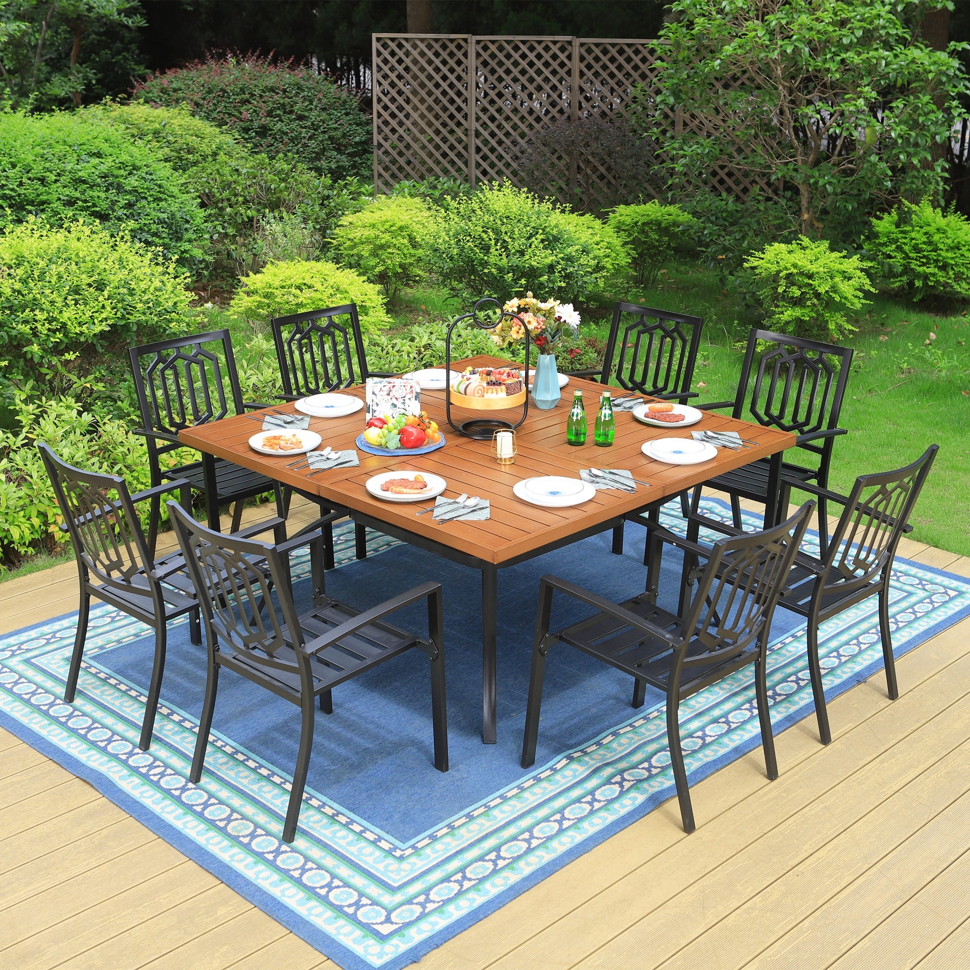 60 inch square patio table hot sale