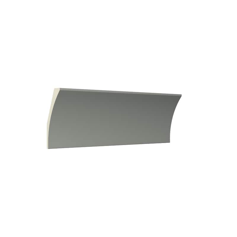 6"H x 2"P x 6 1/4"F x 96"L Caryn Crown Moulding - 1-Pack